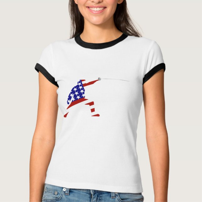T-shirts Fencer/cerca All-American (Frente)