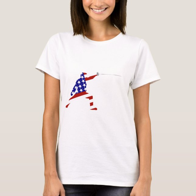 T-shirts Fencer/cerca All-American (Frente)