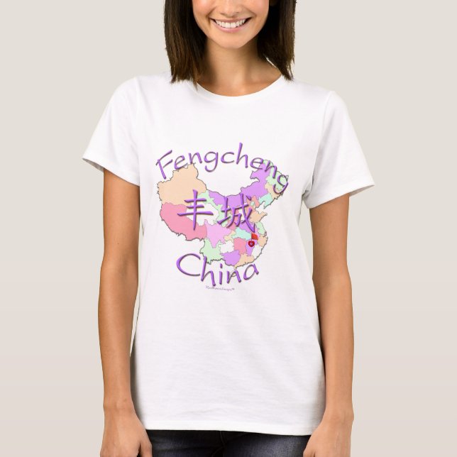 T-shirts Fengcheng China (Frente)