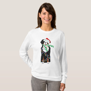 T-shirts Feriado Personalizado Cão de Natal Bernese