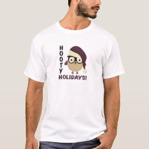 T-shirts Feriados de Hooty hipster!