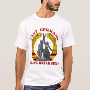 T-shirts Férias da primavera 1952 de East Germany (luz)