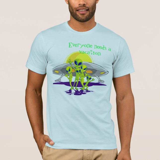 T-shirts Férias estrangeiras (Frente)
