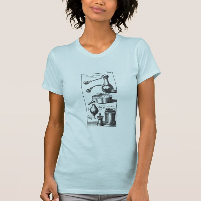 T-shirts Ferramentas de Cozinhar Alchemy Kitchen (Frente)