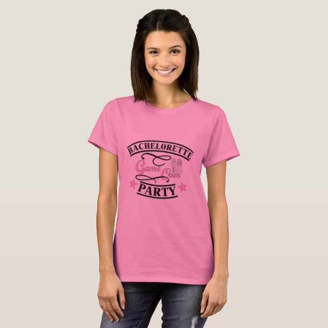 T-shirts Festa de Despedida de Solteira Game Over (Frente Completa)