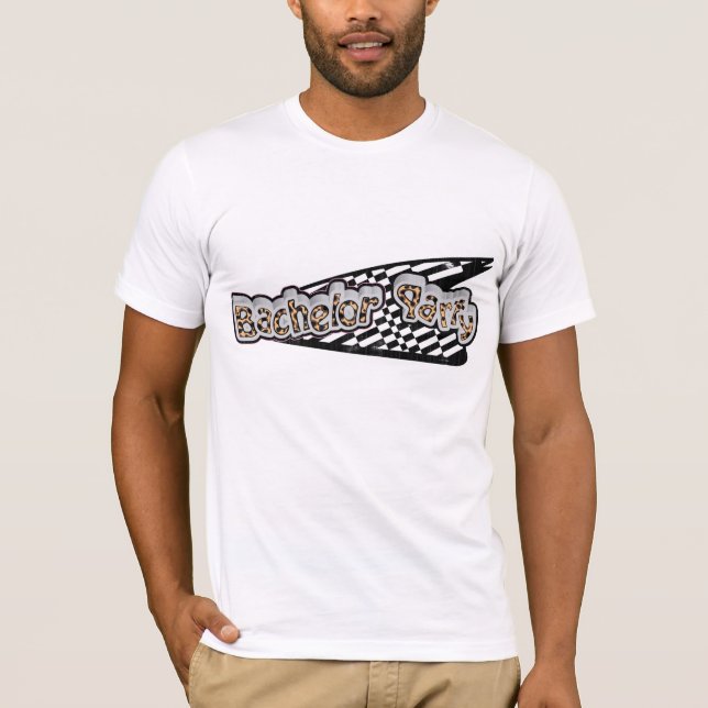 T-shirts Festa de Despedida de Solteiro Retro (Frente)