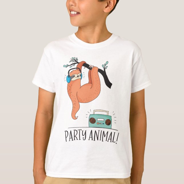 T-shirts Festa de Lama Animal (Frente)