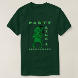 T-shirts Festa do Dia de Patrick como um Leprechaun Mens T