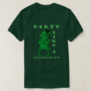 T-shirts Festa do Dia de Patrick como um Leprechaun Mens T