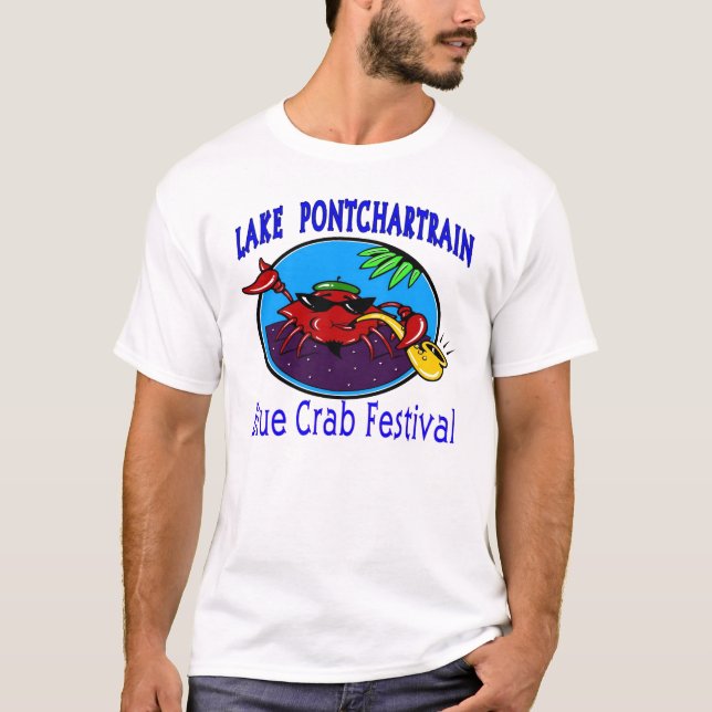 T-shirts Festival de Caranguejo Azul (Frente)