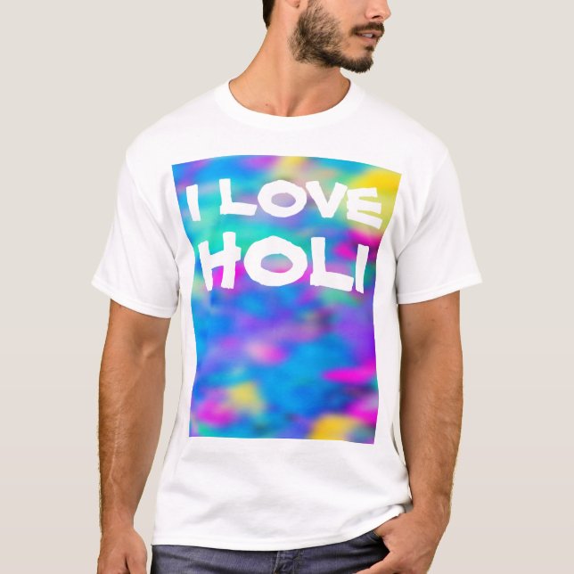 T-shirts Festival HOLI das Cores 2 + suas ideias (Frente)