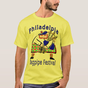 T-shirts Festival Philadelphia Bagpipe