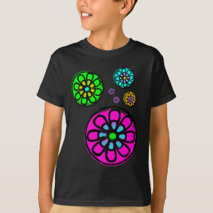 T-shirts Fibonacci flower power