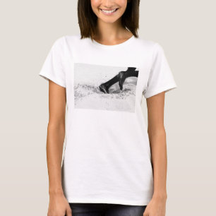 T-shirts ficando sem areia