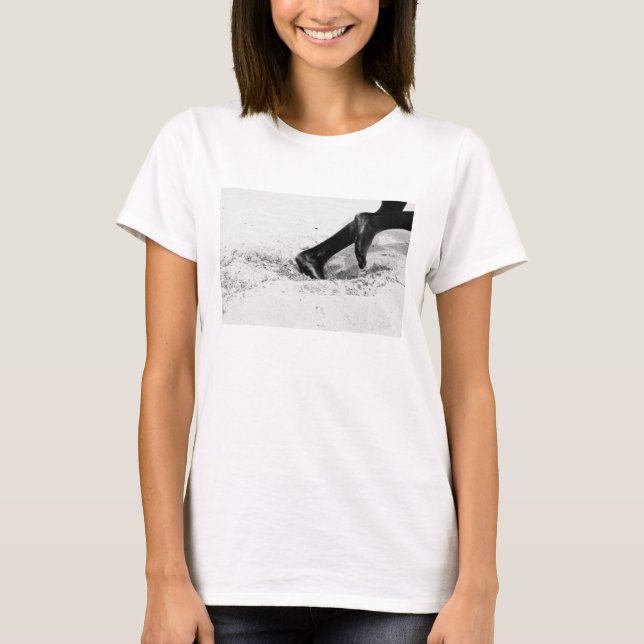 T-shirts ficando sem areia (Frente)