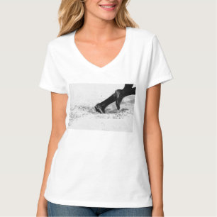 T-shirts ficando sem areia