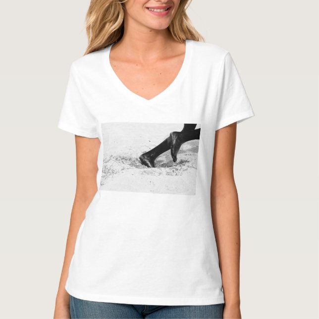 T-shirts ficando sem areia (Frente)