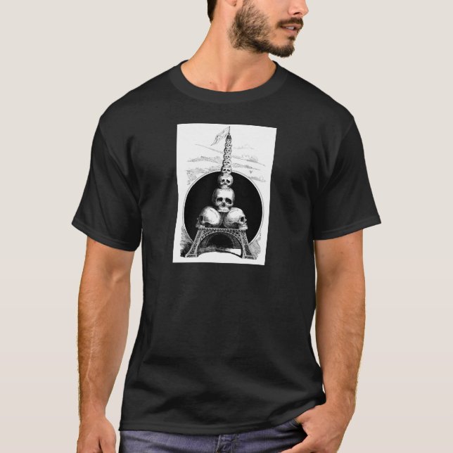 T-shirts Figaro. Uma torre Eiffel para o cemitério (Frente)