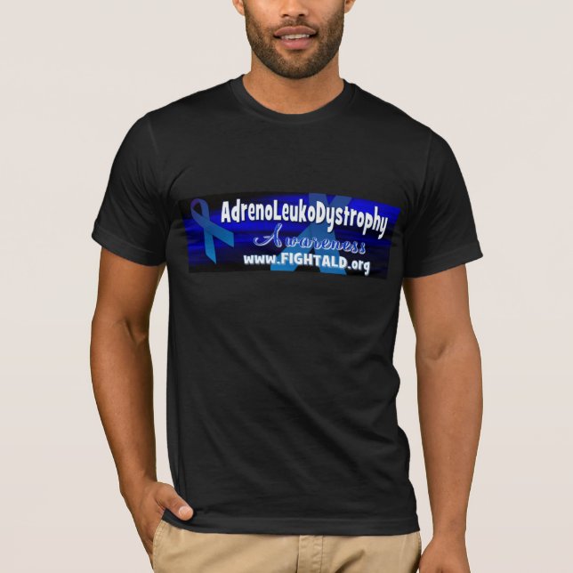 T-shirts _Fight ALD da consciência de ALD (Frente)