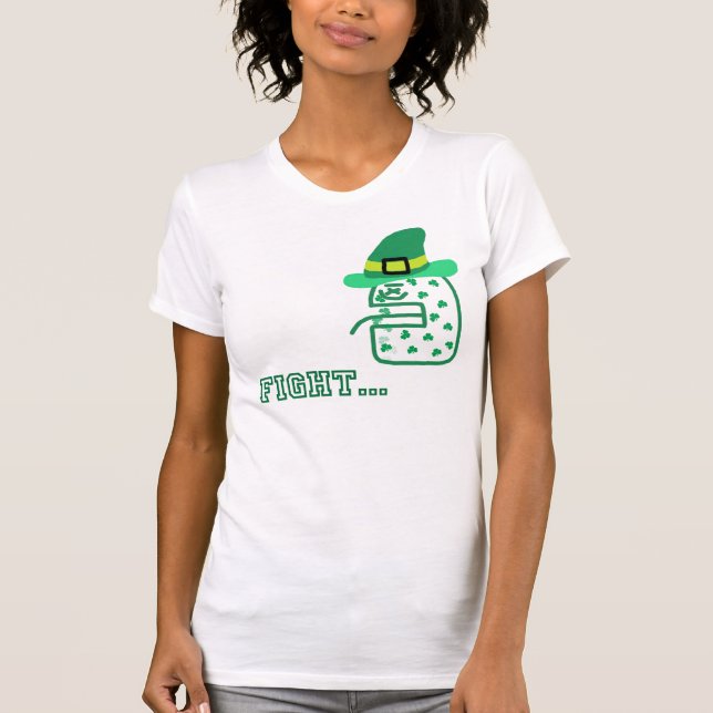 T-shirts fight_green… (Frente)