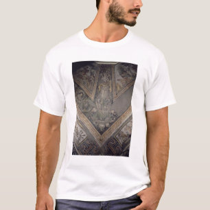 T-shirts Figura alegórica do outono, detalhe de um mosaico