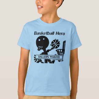 T-shirts Figura herói da vara do basquetebol