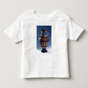 T-shirts Figura preta amphora do sótão que descreve os