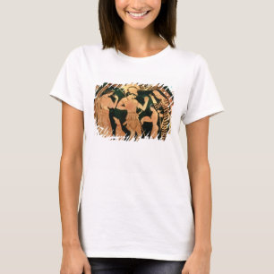 T-shirts Figura vermelha vaso do sótão que descreve um