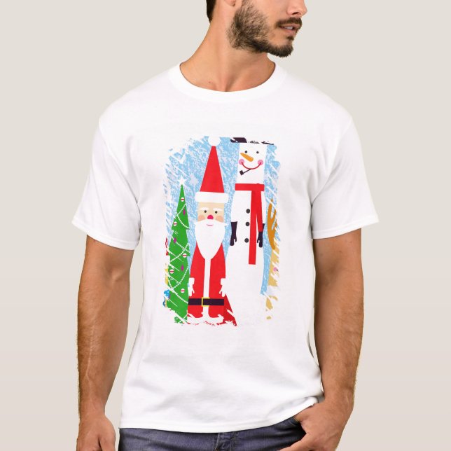 T-shirts Figuras do Natal (Frente)