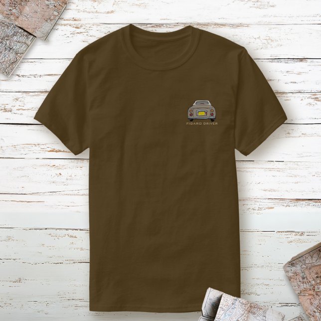 T-shirts Figuras do nome do driver Brown Topaz Mist Figaro (Topaz Mist Pocket Figaro Driver Shirt just for you)