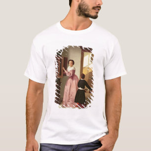 T-shirts Figuras em um Laundryroom, 1864 (óleo em canvas)