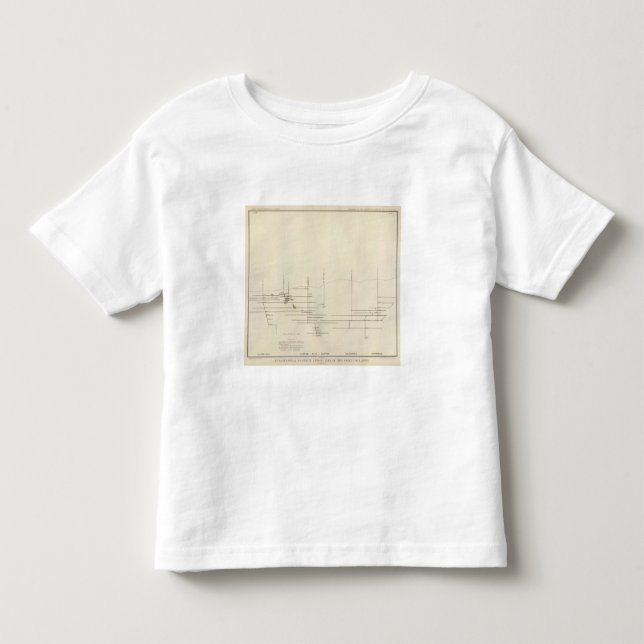 T-shirts Filão vertical longitudinal da projeção III (Frente)