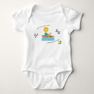 T-shirts Fileira bonito da rima de berçário do bodysuit d