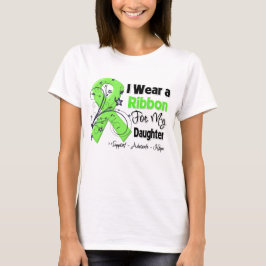 T-shirts Filha - fita do linfoma