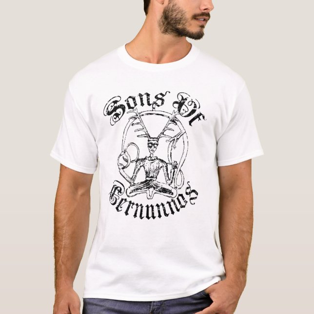 T-shirts Filhos de Cernunos - velho (Frente)