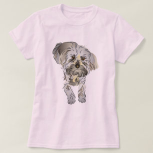T-shirts Filhote de cachorro de Maltipoo