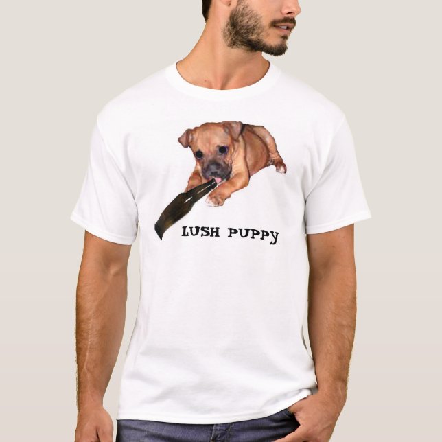 T-shirts filhote de cachorro luxúria (Frente)