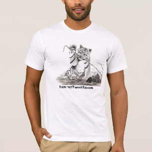 T-shirts filhote de tigre no jogo