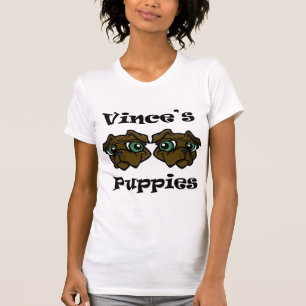 T-SHIRTS FILHOTES DE CACHORRO DE VINCES