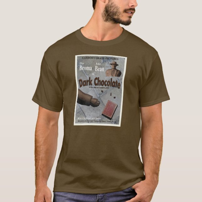 T-shirts Filme de Chocolate Negro (Frente)