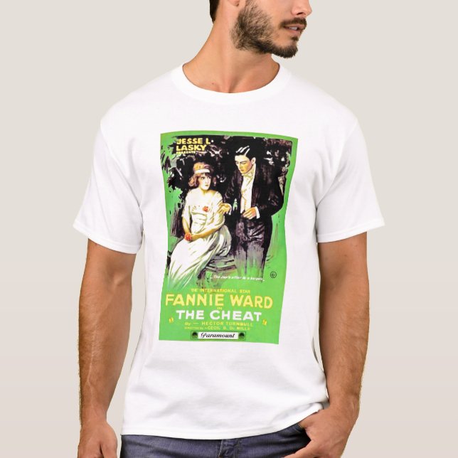 T-shirts Filme silencioso de Sessue Hayakawa 1915 da (Frente)