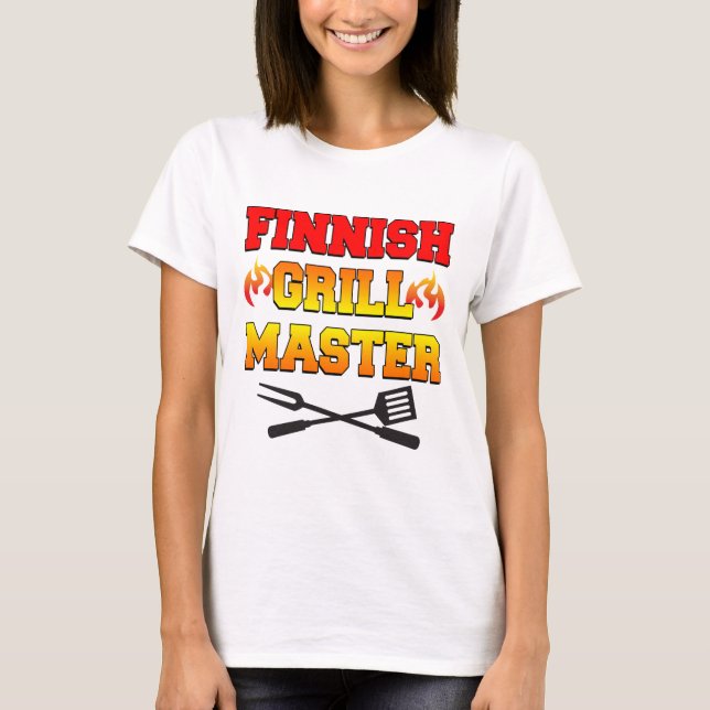 T-shirts Finlandês Grill Master (Frente)