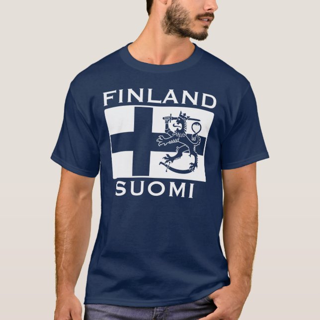T-shirts Finlândia Suomi (Frente)