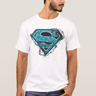 T-shirts Fio e flores do logotipo da Supergirl