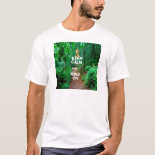 T-shirts Fique calmo e caminhe