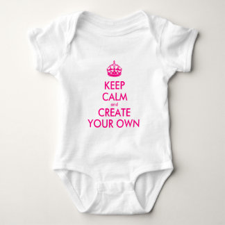 T-shirts Fique calmo e crie o seu - Rosa