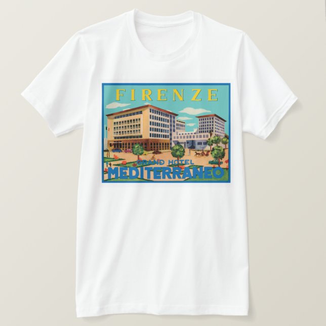 T-shirts Firenze Grand Hotel Mediterraneo (Frente do Design)