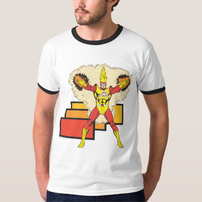 T-shirts Firestorm Em Seu Elemento (Frente)