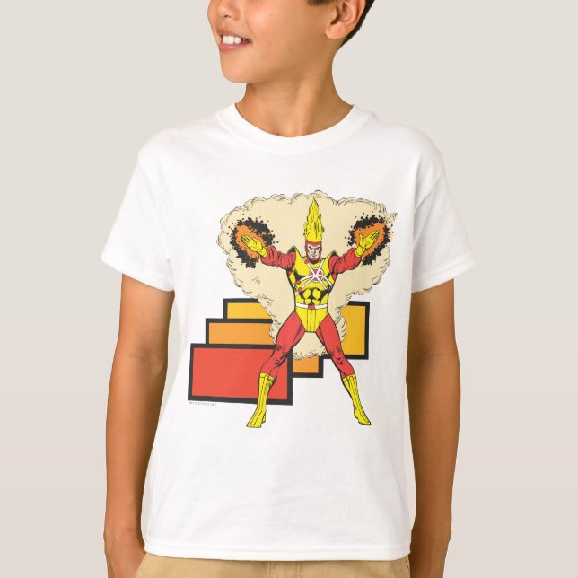 T-shirts Firestorm Em Seu Elemento (Frente)