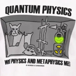 T-shirts Física de quantum onde a física e a metafísica 
